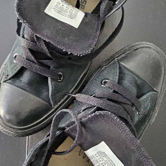 Woman All Stars C. Taylor high black monochrome - Size 7.5 (38 European size) - Picture 4 of 5